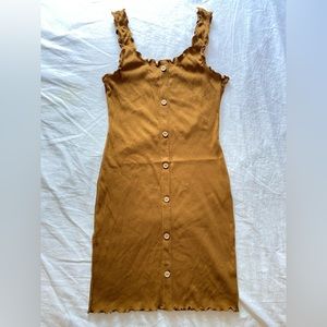NWOT No Boundaries Brown BodyCon Dress - Small